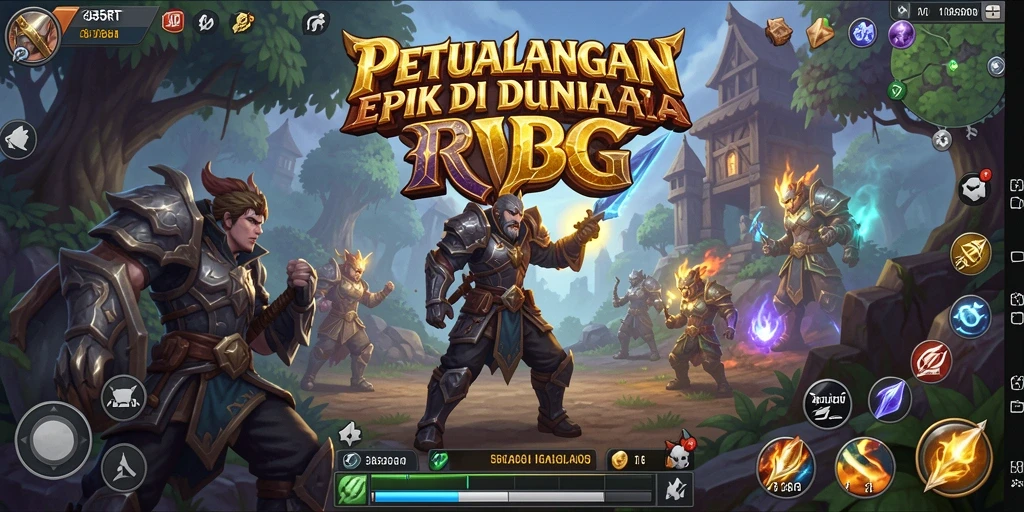 Tampilan gameplay menakjubkan dalam 55RT dengan pertarungan yang seru.
