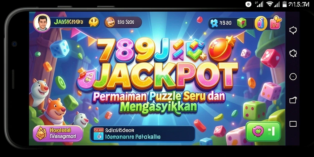 Tampilan gameplay yang menantang dari 789JACKPOT di level puzzle.