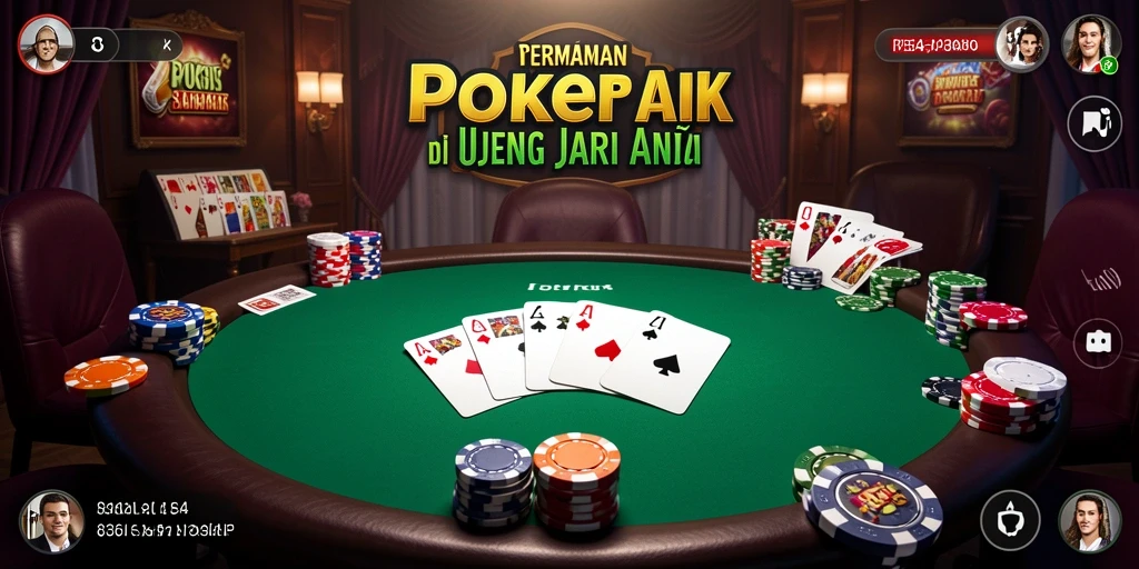 Screenshot 8364 yang menunjukkan gameplay seru permainan Poker.