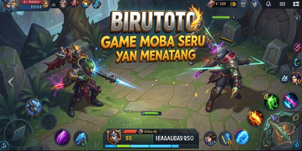 Tampilan gameplay BIRUTOTO yang seru dan menantang.