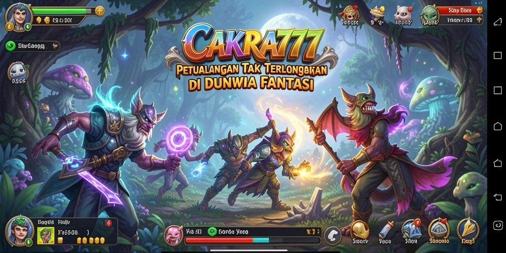 Screenshot utama CAKRA777 menunjukkan aksi seru dalam dunia petualangan.