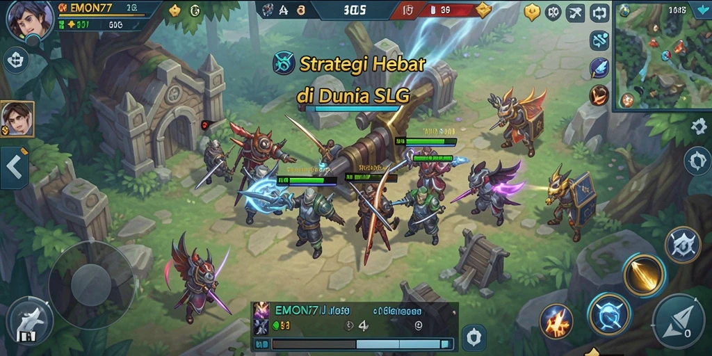 Gambaran menarik gameplay EMON77 dalam dunia SLG.