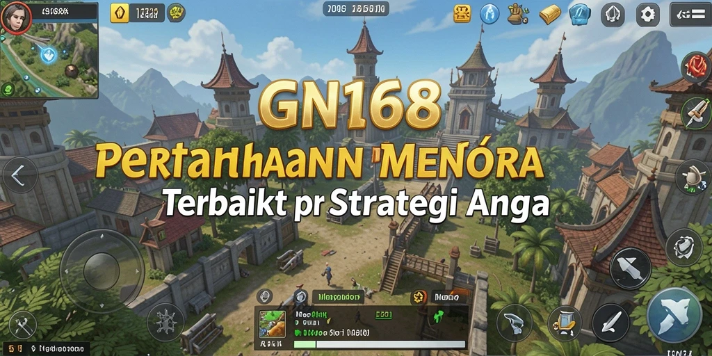 Gameplay seru di GN168 dengan menara pertahanan yang strategis.