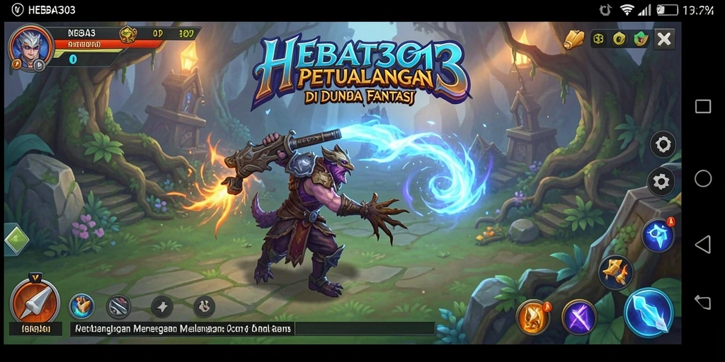 Tampilan gameplay seru dan menarik dari HEBAT303.