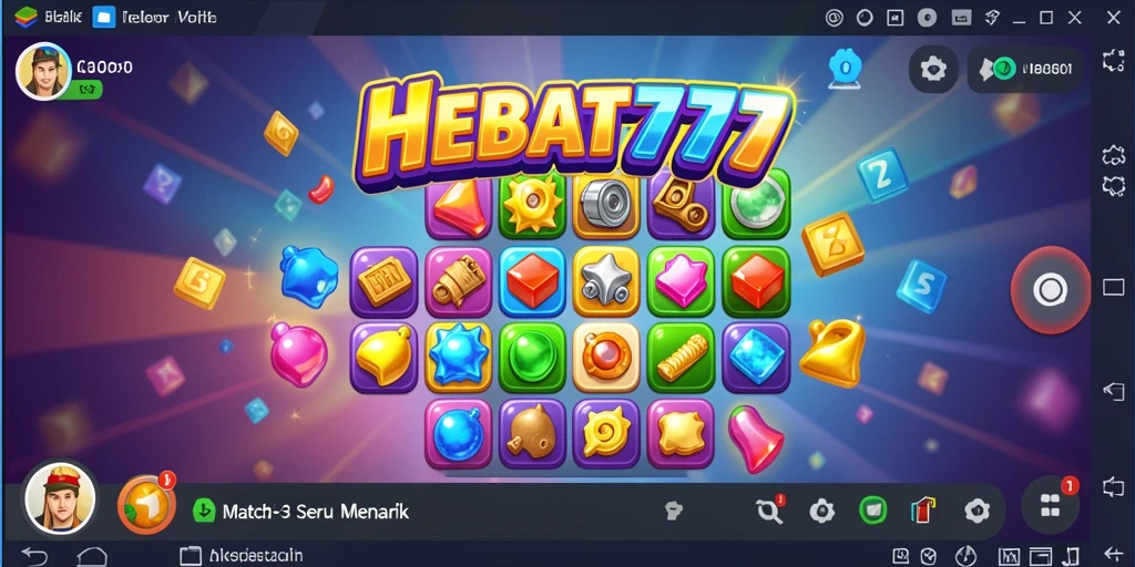 Tampilan gameplay HEBAT777 yang seru dan penuh warna.