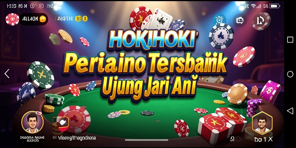 Tampilan gameplay HOKIHOKI yang mendebarkan dan penuh warna.