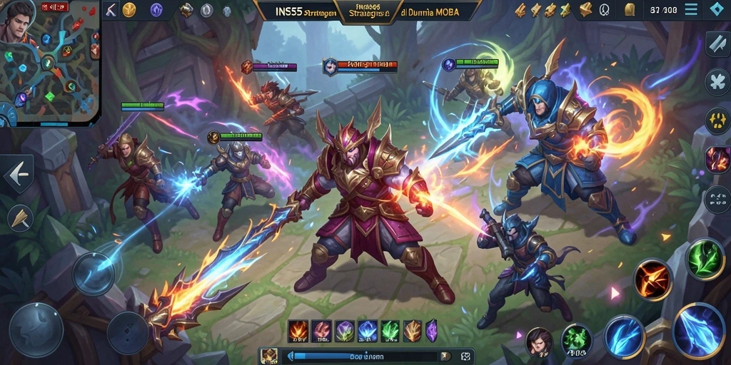 Gameplay seru dengan aksi pertarungan tim di INS55.