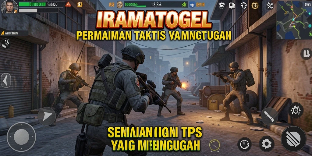Gameplay intens dalam IRAMATOGEL dengan aksi taktis luar biasa.