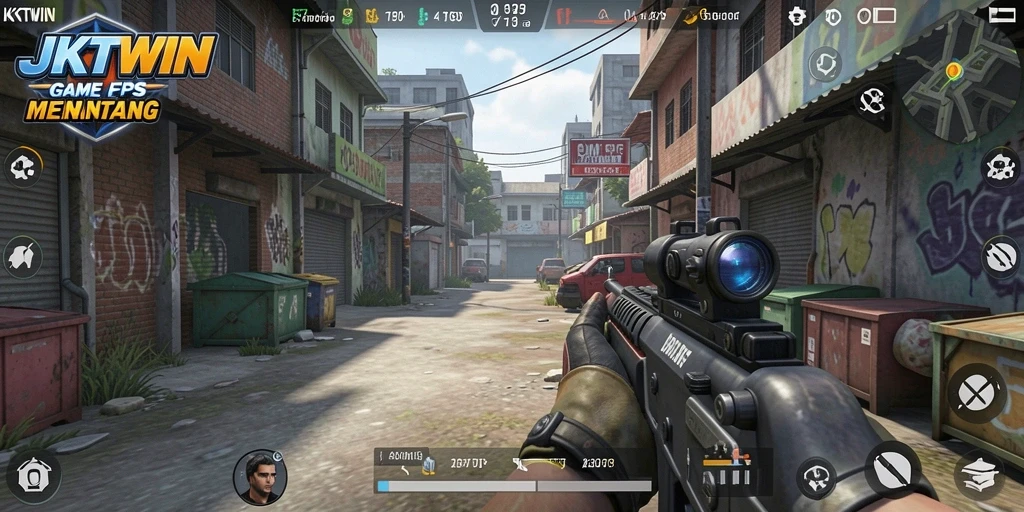 Tampilan gameplay <strong>JKTWIN</strong> yang mendebarkan dan penuh strategi.