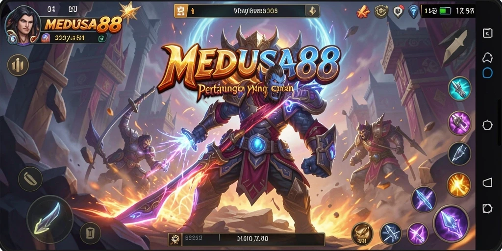 Gameplay MEDUSA88 dengan pertarungan yang intens dan strategi mendebarkan.