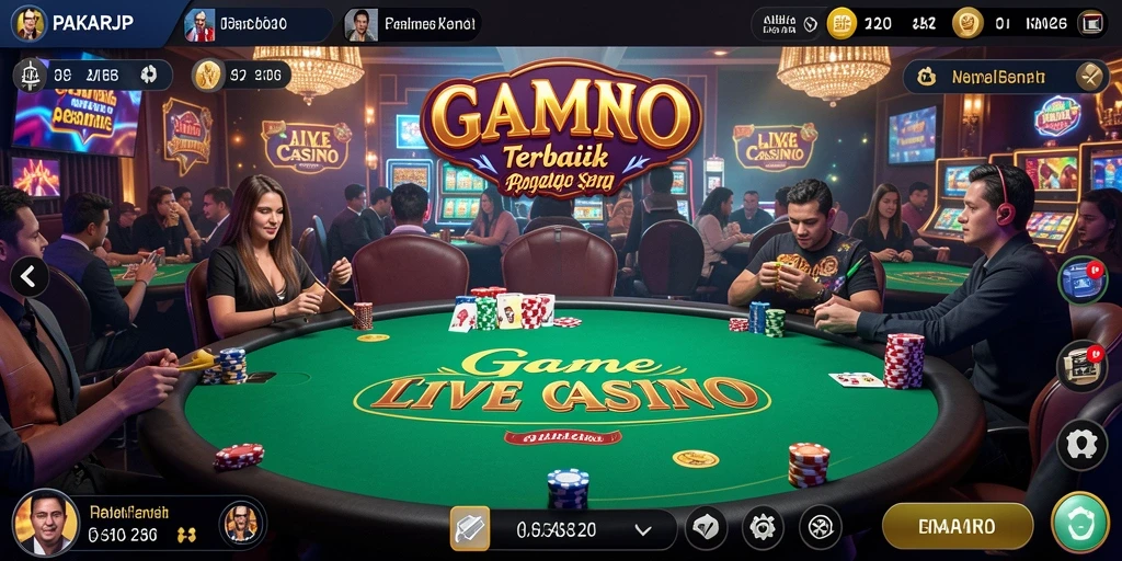 Tampilan gameplay PAKARJP yang mendebarkan di Live Casino.