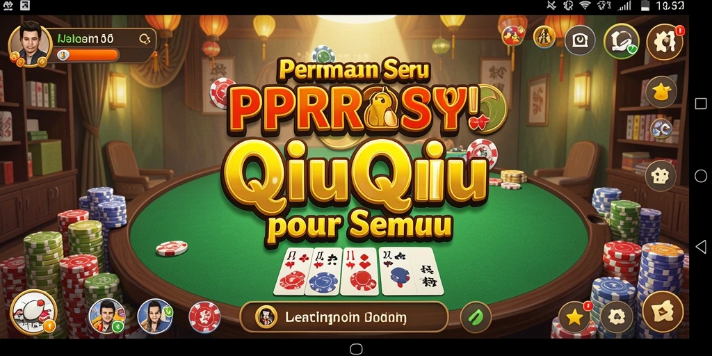 Screenshot gameplay PPRRYY menampilkan aksi seru QiuQiu.